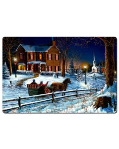 Home For Holidays, Featured Artists/Jim Hansel Art, Satin, 36 X 24 Inches