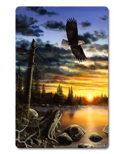 Eagle Kings Domain, Featured Artists/Jim Hansel Art, Satin, 12 X 18 Inches
