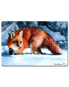 Fox At The Pines, Featured Artists/Kevin Daniel Art, Satin, 24 X 36 Inches