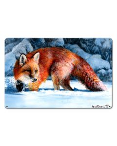 Fox At The Pass, Featured Artists/Kevin Daniel Art, Satin, 12 X 18 Inches