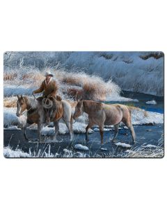 Cowboy Heading Home, Featured Artists/Kevin Daniel Art, Satin, 36 X 24 Inches