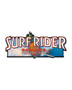 Surf Rider, Sports and Recreation, Custom Metal Shape, 24 X 11 Inches