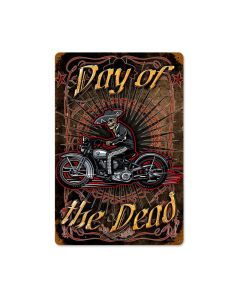 Day Of The Dead, Other, Vintage Metal Sign, 18 X 12 Inches