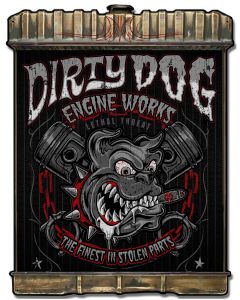 Radiator Dirty Dog, Featured Artists/Lethal Threat, Plasma, 24 X 32 Inches