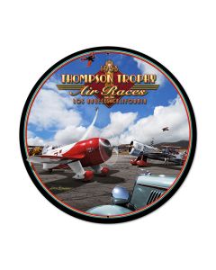 Air Races 1933, Aviation, Round Metal Sign, 28 X 28 Inches