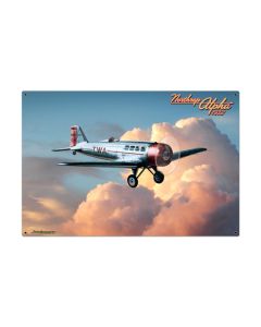 Northrop Alpha, Aviation, Metal Sign, 36 X 24 Inches
