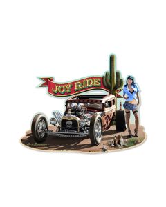 Joy Ride Mild, Automotive, Custom Metal Shape, 18 X 14 Inches