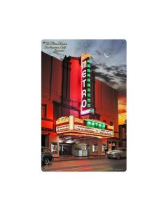 Metro Theatre, Metal Sign, Metal Sign, 24 X 36 Inches