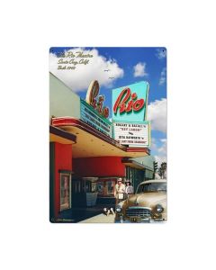 Rio Theatre, Metal Sign, Metal Sign, 24 X 36 Inches