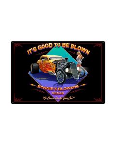 Blown, Automotive, Metal Sign, 36 X 24 Inches