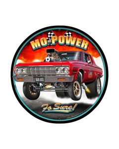 Mo Power, Automotive, Metal Sign, 28 X 28 Inches