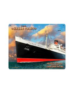 Queen Mary, Nostalgic, Custom Metal Shape, 22 X 28 Inches