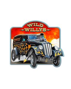 Wild 33 Willys 2, Automotive, Custom Metal Shape, 24 X 30 Inches
