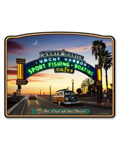 Santa Monica Pier, Licensed Products/All American Art by Larry Grossman, Plasma, 15 X 12 Inches