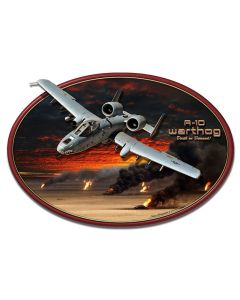 3-D A-10 Warthog, Featured Artists/All American Art by Larry Grossman, Plasma, 20 X 13 Inches