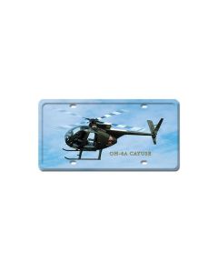 OH-6A Cayuse, Aviation, License Plate, 6 X 12 Inches