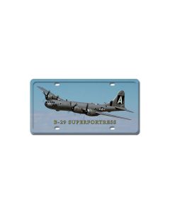 B-29 SUPERFORTRESS, Aviation, License Plate, 6 X 12 Inches