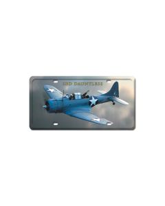 SBD Dauntless, Aviation, License Plate, 6 X 12 Inches