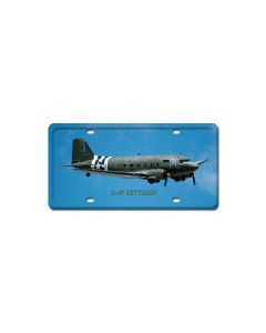 C-47 Skytrain, Aviation, License Plate, 6 X 12 Inches
