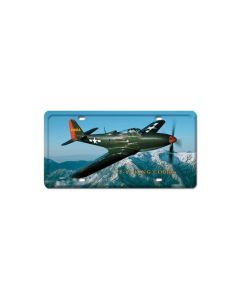 P-63 King Cobra, Aviation, License Plate, 6 X 12 Inches