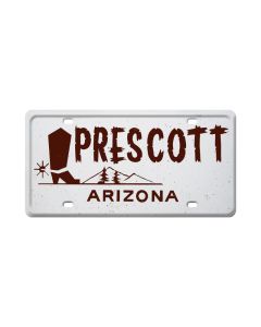 Prescott, Travel, License Plate, 12 X 6 Inches