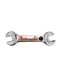 Wrench, Motorcycle, Custom Metal Shape, 24 X 7 Inches