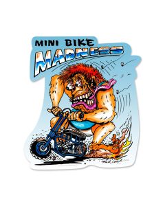 Mini Bike, Motorcycle, Custom Metal Shape, 15 X 16 Inches