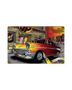 Chevy Speed Shop, Automotive, Vintage Metal Sign, 18 X 12 Inches