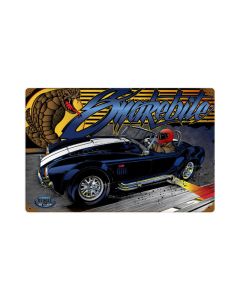 Cobra, Automotive, Vintage Metal Sign, 18 X 12 Inches