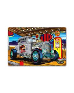 Gas Station, Automotive, Vintage Metal Sign, 12 X 18 Inches