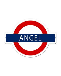 Angel Underground, Other, Custom Metal Shape, 21 X 16 Inches
