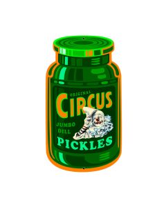 Circus Pickles, Food and Drink, Custom Metal Shape, 10 X 18 Inches