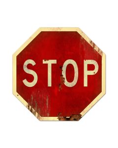 Stop Sign, Street Signs, Custom Metal Shape, 28 X 28 Inches