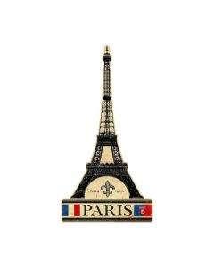 Eiffel Tower, Travel, Custom Metal Shape, 22 X 43 Inches