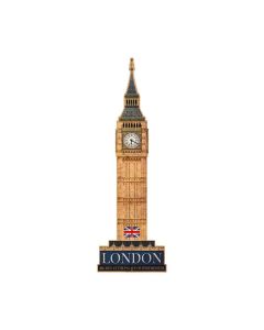 Big Ben, Travel, Custom Metal Shape, 14 X 43 Inches