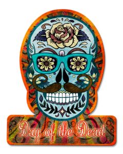 Day Of The Dead Hipster, Day of the Dead, SATIN PLASMA , 12 X 15 Inches