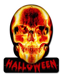Halloween Skull, Halloween, PLASMA, 12 X 15 Inches