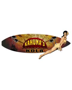 3-D Kahuna Kola Surf Board, New Products, Plasma, 23 X 20 Inches