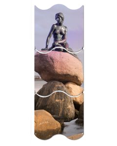 The Little Mermaid Statue, Travel, Triptych, 12 X 36 Inches