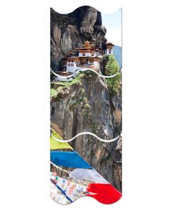 Tigers Nest Monastery, Travel, Triptych, 12 X 36 Inches