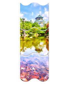 Osaka Castle, Travel, Triptych, 12 X 36 Inches
