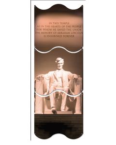 Lincoln Memorial, Travel, Triptych, 12 X 36 Inches
