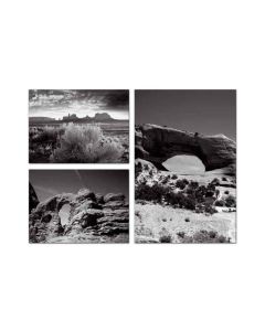 Desert Arches, Home and Garden, Triptych, 34 X 24 Inches