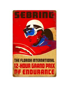 Sebring, Automotive, Vintage Metal Sign, 16 X 24 Inches