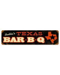 Texas, Food and Drink, Vintage Metal Sign, 20 X 5 Inches