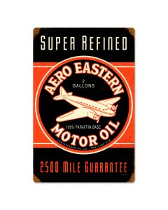 Aero Eastern, Automotive, Vintage Metal Sign, 12 X 18 Inches