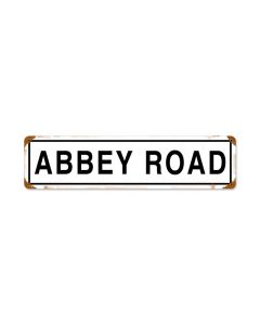 Abbey Road, Home and Garden, Vintage Metal Sign, 20 X 5 Inches