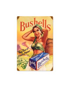 Bushells Tea, Food and Drink, Vintage Metal Sign, 12 X 18 Inches