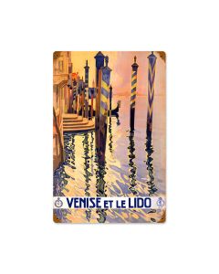 Venice, Travel, Vintage Metal Sign, 12 X 18 Inches
