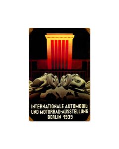 Berlin 1939, Automotive, Vintage Metal Sign, 12 X 18 Inches